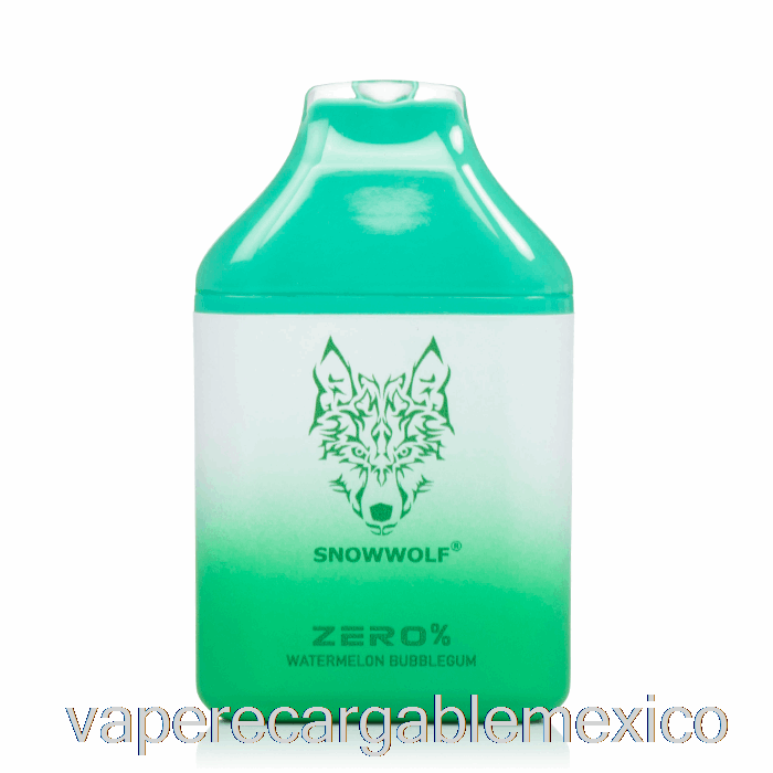 Vape Recargable Snowwolf Zero 5500 0% Chicle De Sandía Desechable Sin Nicotina